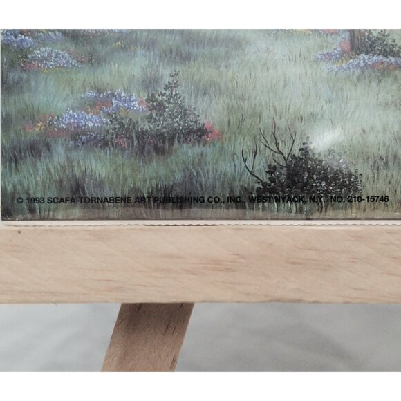 SEALED Vintage Coca Cola 1993 Scafa-Tornabene Art Litho Print Gas Station 8x10 - Picture 3 of 5